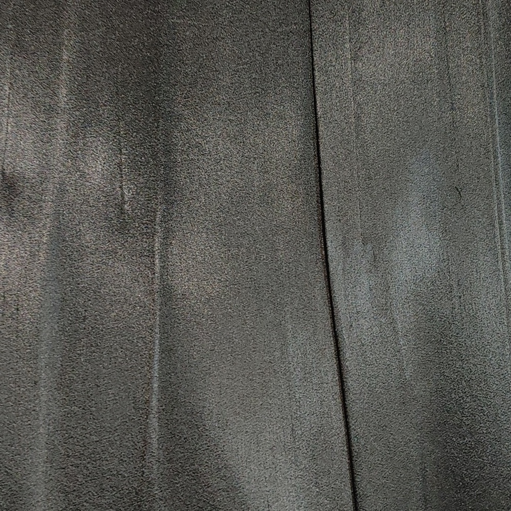 VTG Something! Oscar De la Renta Black Satin Maxi Skirt XXS-XS - Picture 8 of 17